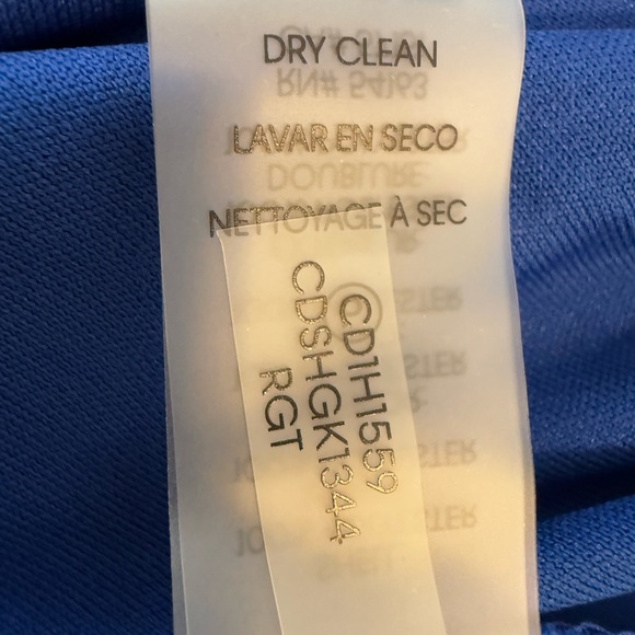 Calvin Klein vibrant blue fit & flare midi dress SZ 10 - Picture 10 of 15